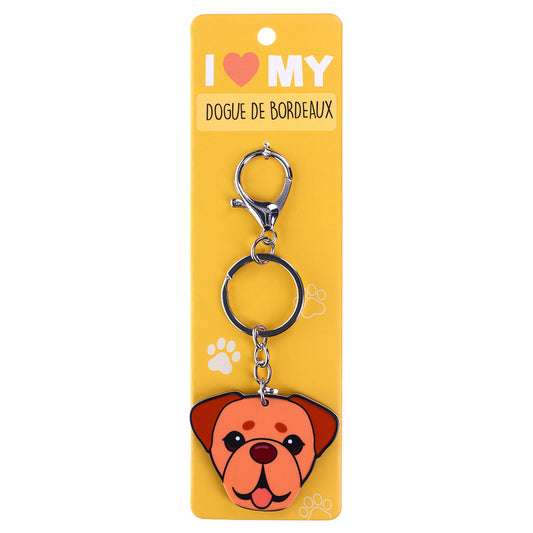 PK081 - Pet Keyring - Dogue De Bordeaux