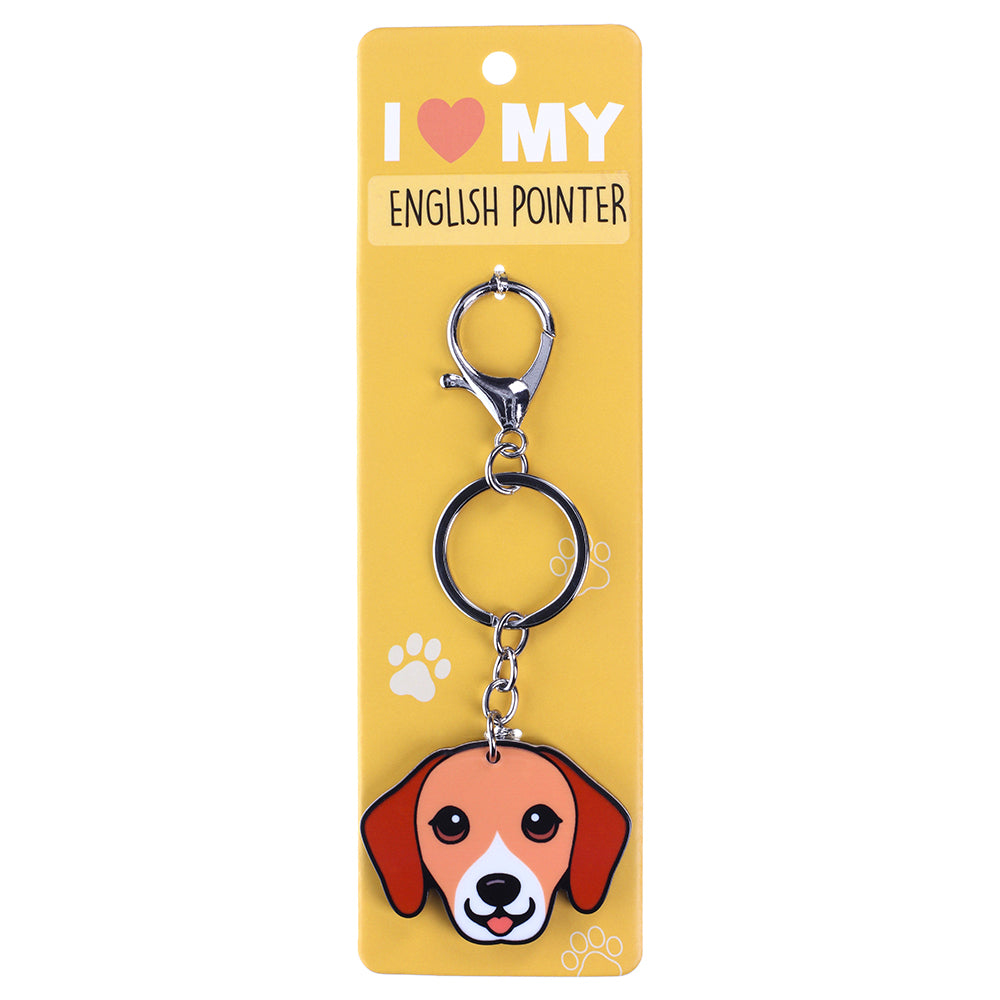 PK082 - Pet Keyring - English Pointer