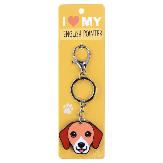PK082 - Pet Keyring - English Pointer