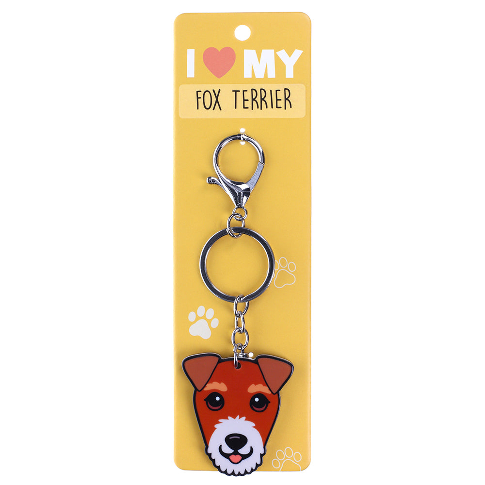 PK083 - Pet Keyring - Fox Terrier
