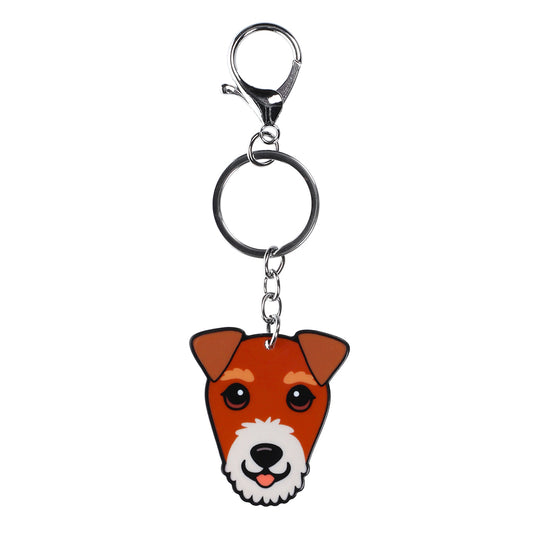 PK083 - Pet Keyring - Fox Terrier