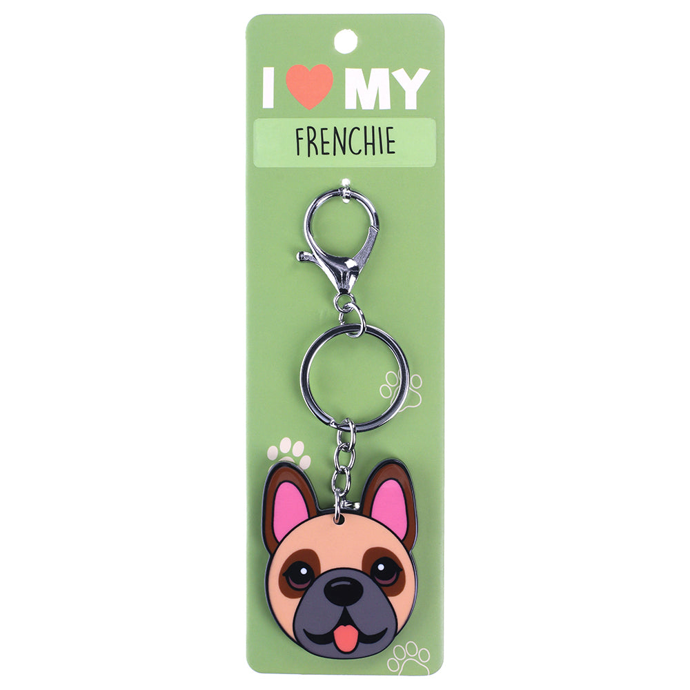PK086 - Pet Keyring - Frenchie Fawn