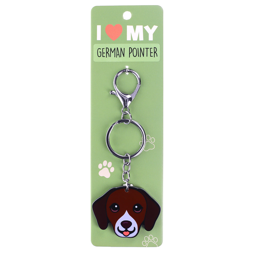 PK087 - Pet Keyring - German Pointer