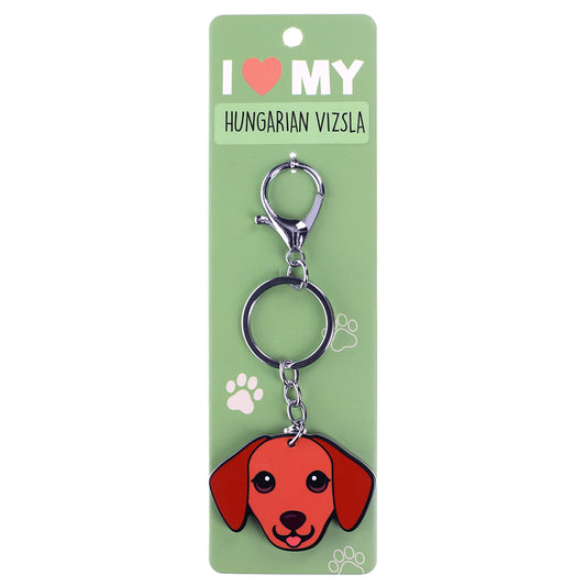 PK090 - Pet Keyring - Hungarian Vizsla
