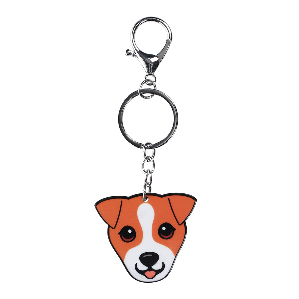 PK093 - Pet Keyring - Jack Russell Red