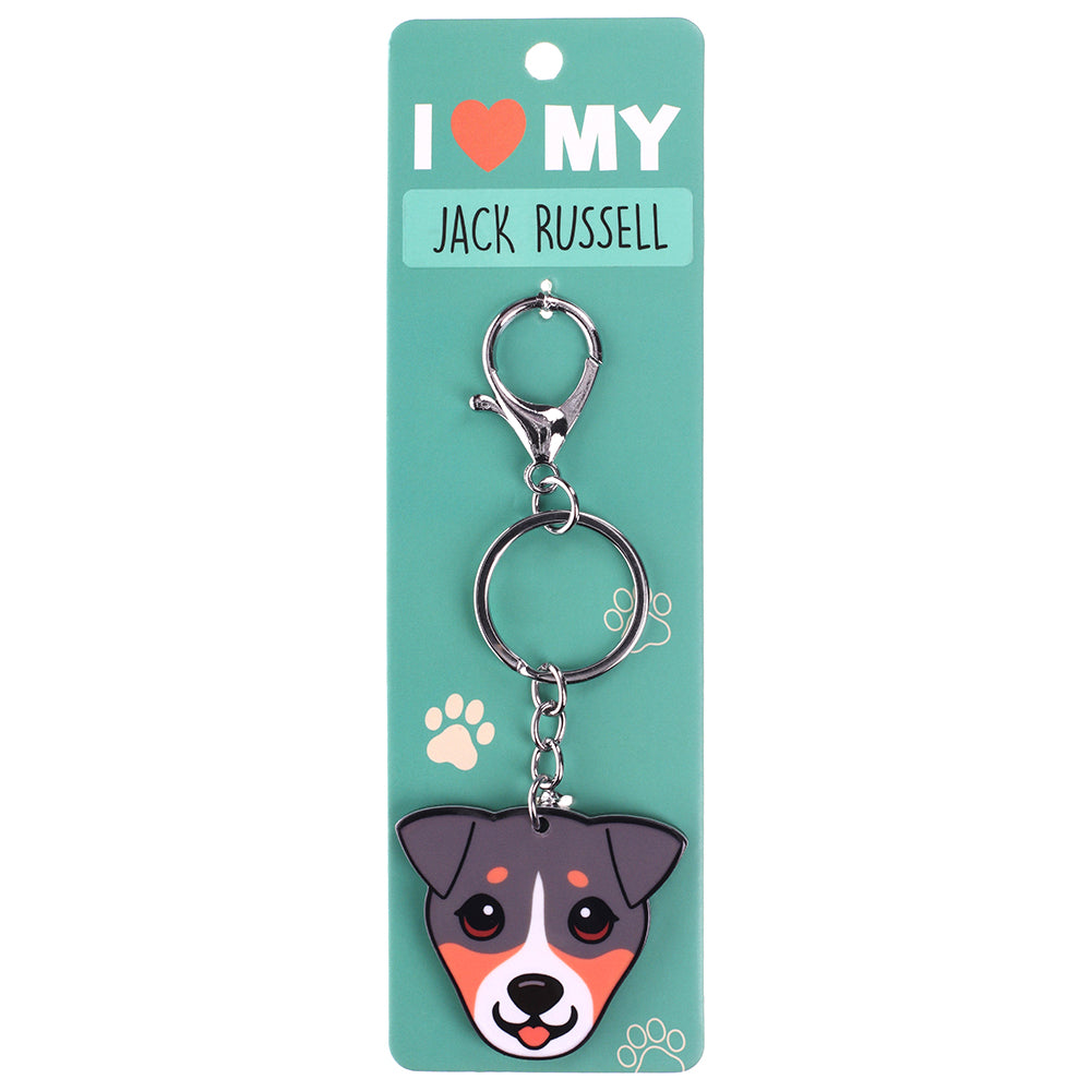PK094 - Pet Keyring - Jack Russell Tri