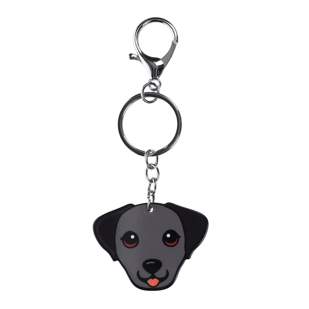 PK096 - Pet Keyring - Labrador Black