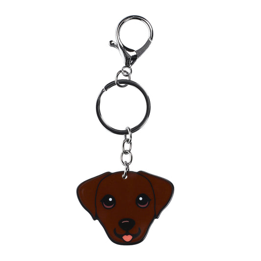 PK097 - Pet Keyring - Labrador Chocolate