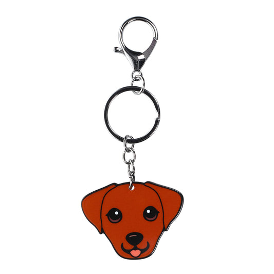 PK098 - Pet Keyring - Labrador Red