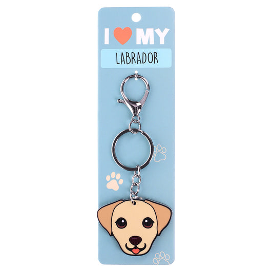 PK099 - Pet Keyring - Labrador Yellow