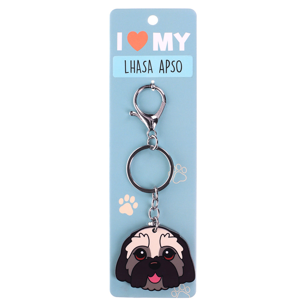 PK100 - Pet Keyring - Lhasa Apso