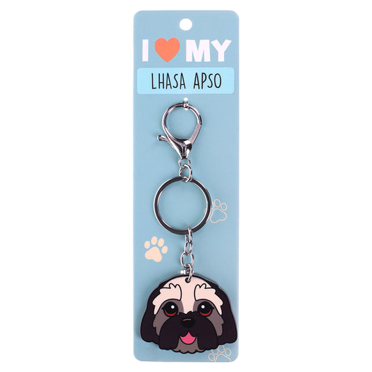 PK100 - Pet Keyring - Lhasa Apso