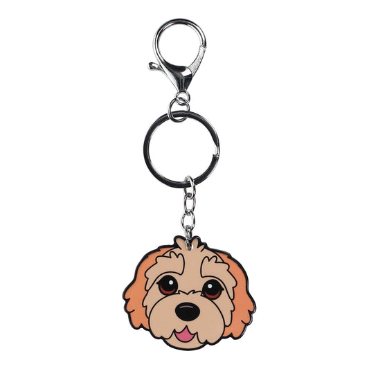 PK101 - Pet Keyring - Maltipoo Tan