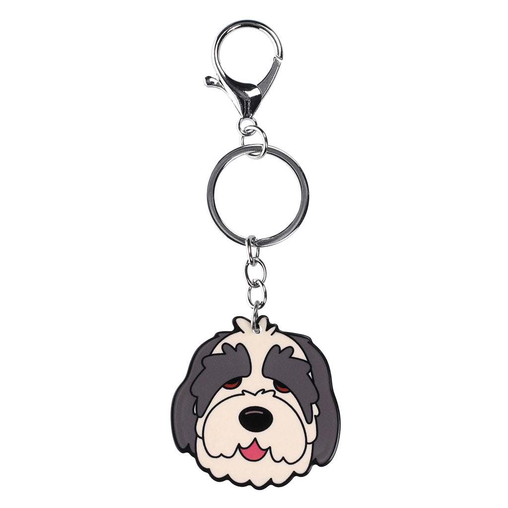 PK103 - Pet Keyring - Old English Sheepdog