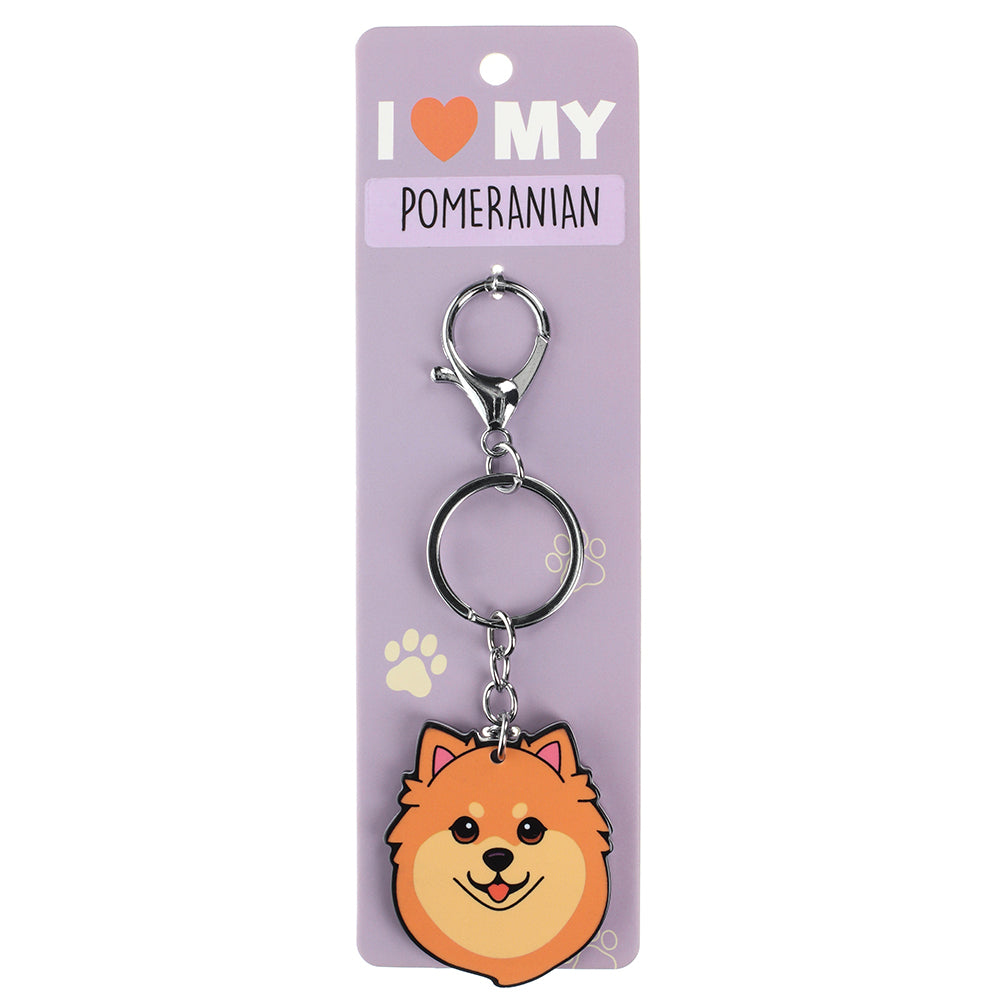 PK104 - Pet Keyring - Pomeranian