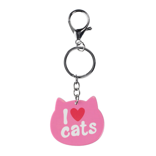 PK112 - Pet Keyring - I Heart Cats