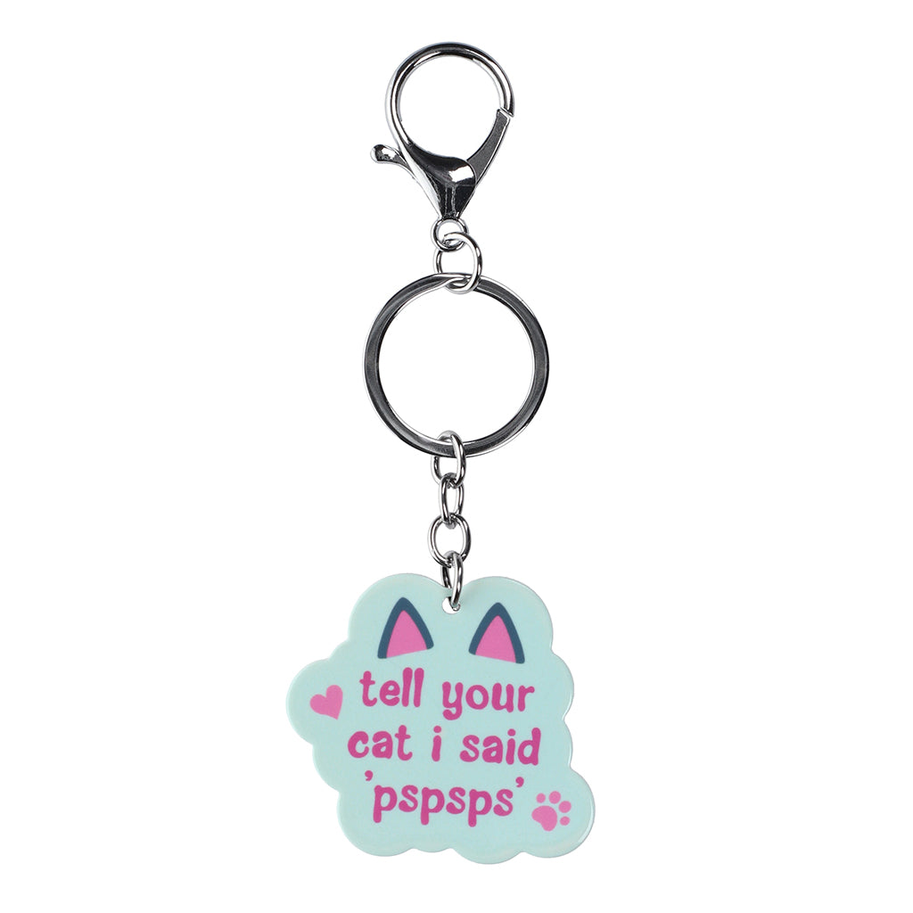 PK113 - Pet Keyring - Tell Your Cat