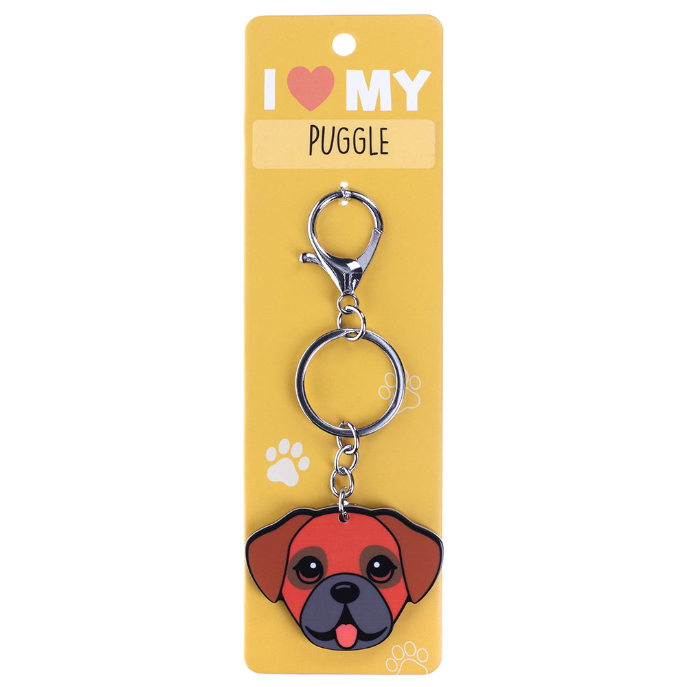 PK119 - Pet Keyring - Puggle