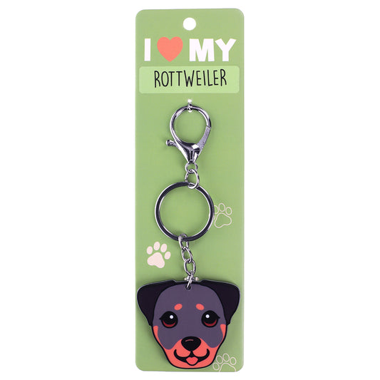 PK121 - Pet Keyring - Rottweiler