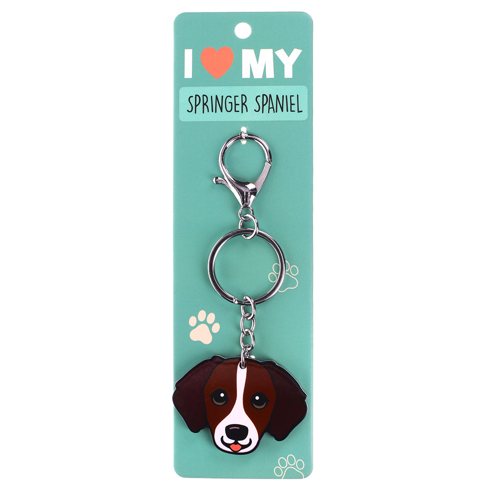 PK127 - Pet Keyring - Springer Spaniel