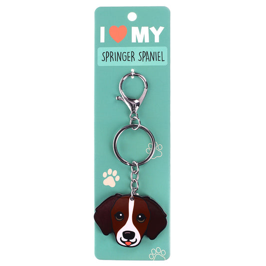 PK127 - Pet Keyring - Springer Spaniel