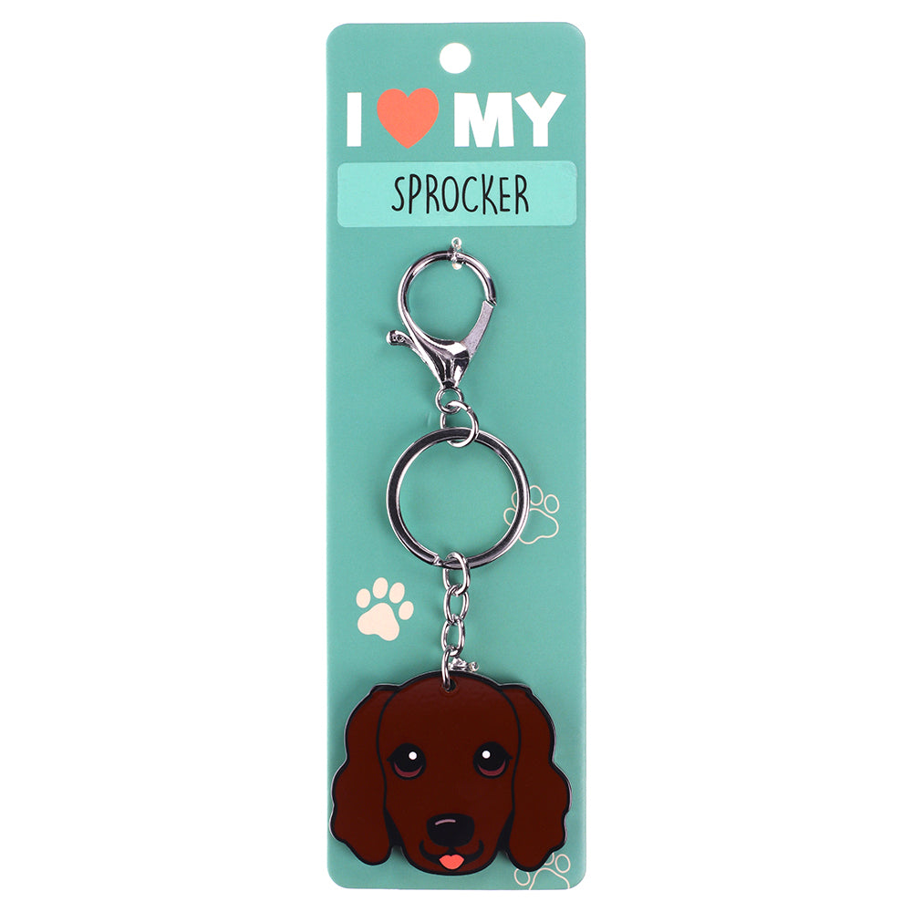 PK128 - Pet Keyring - Sprocker