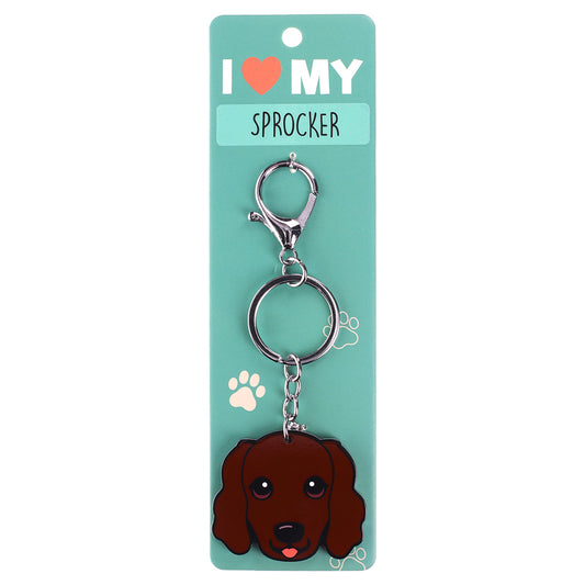 PK128 - Pet Keyring - Sprocker