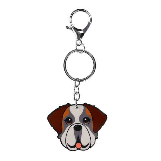 PK129 - Pet Keyring - St Bernard