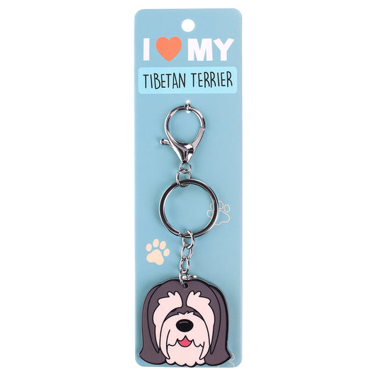 PK133 - Pet Keyring - Tibetan Terrier