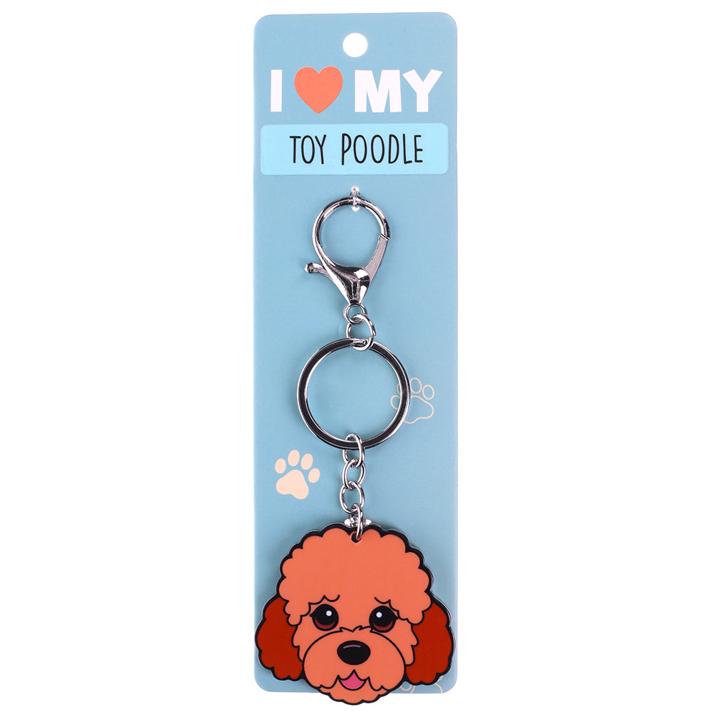 PK134 - Pet Keyring - Toy Poodle