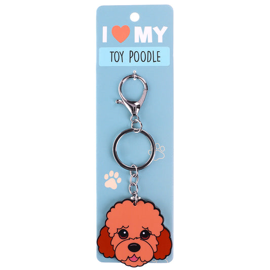 PK134 - Pet Keyring - Toy Poodle