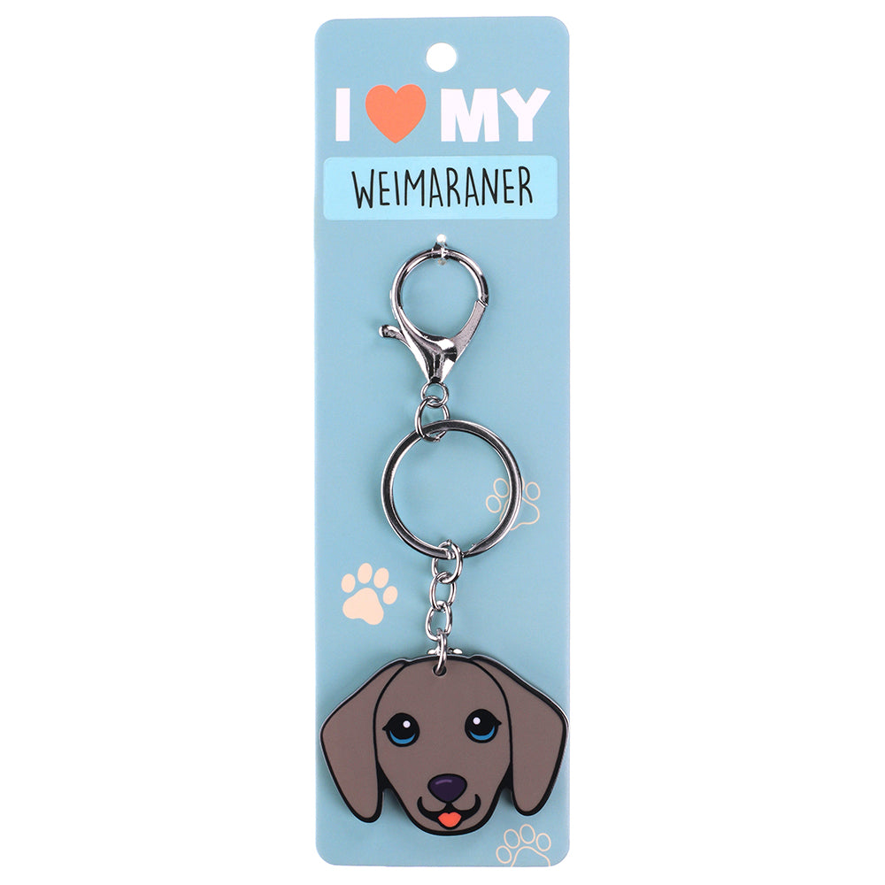 PK135 - Pet Keyring - Weimaraner