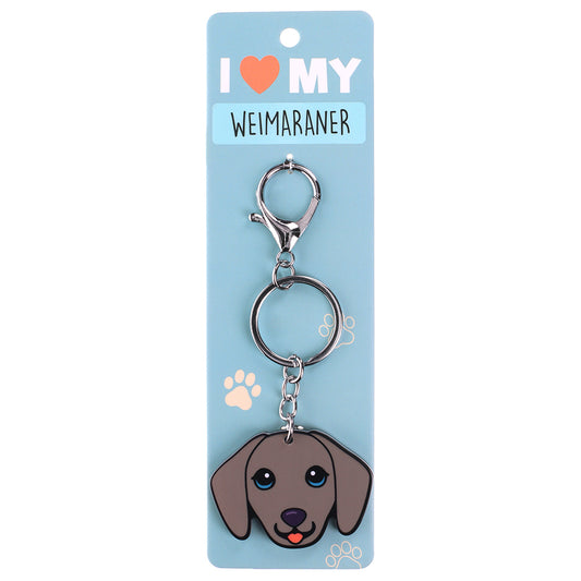 PK135 - Pet Keyring - Weimaraner