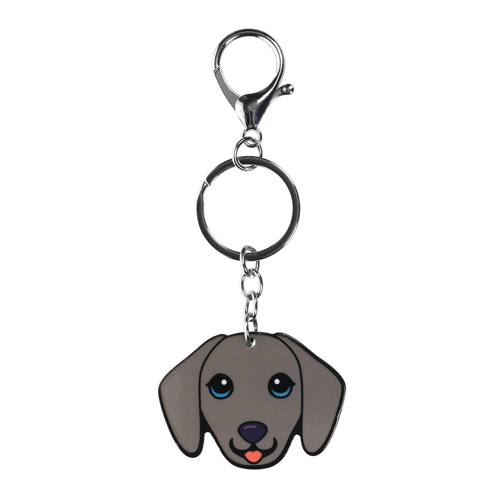 PK135 - Pet Keyring - Weimaraner