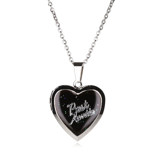 PML003 - Personalised Mood Locket - Best Auntie