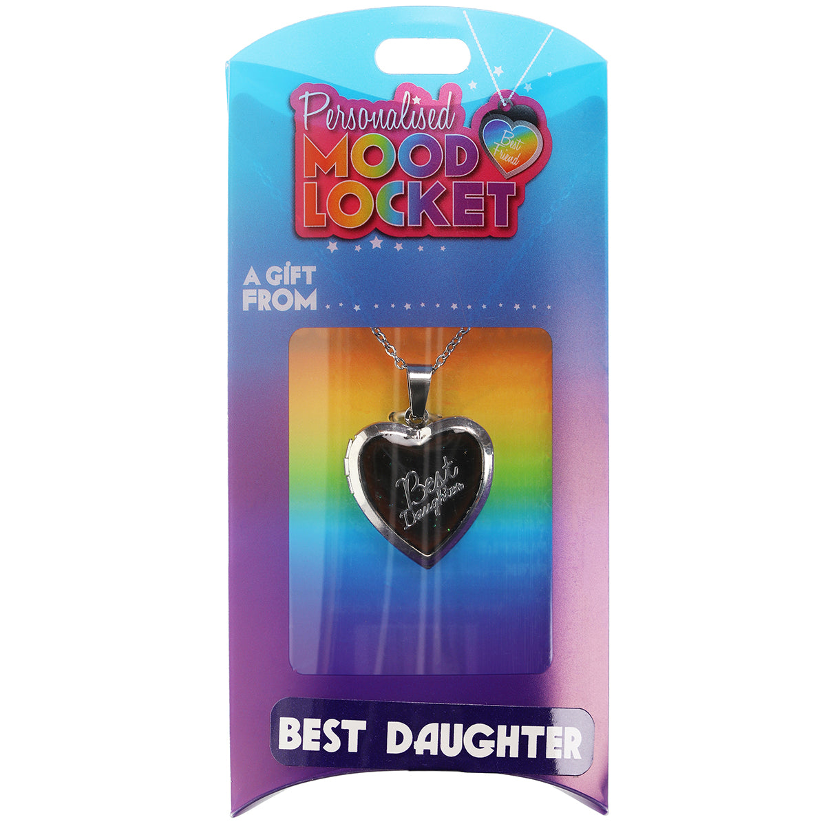 PML004 - Personalised Mood Locket - Best Daughter