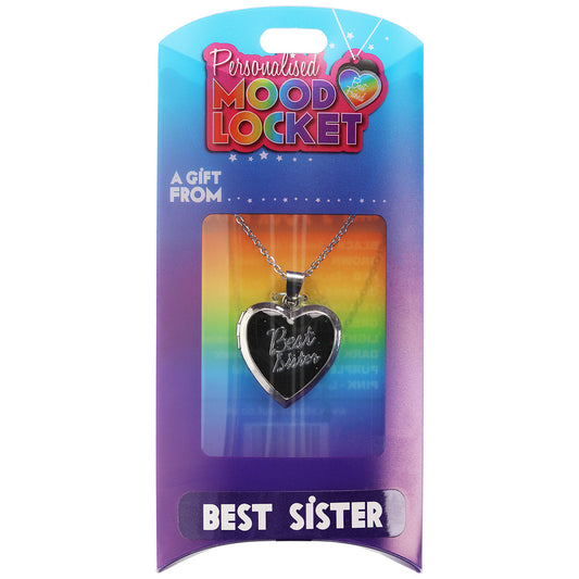 Personalised Mood Locket - Best Sister