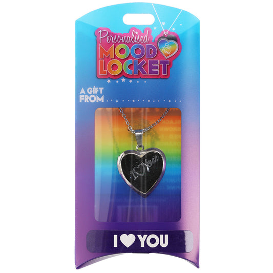 Personalised Mood Locket - I Love You