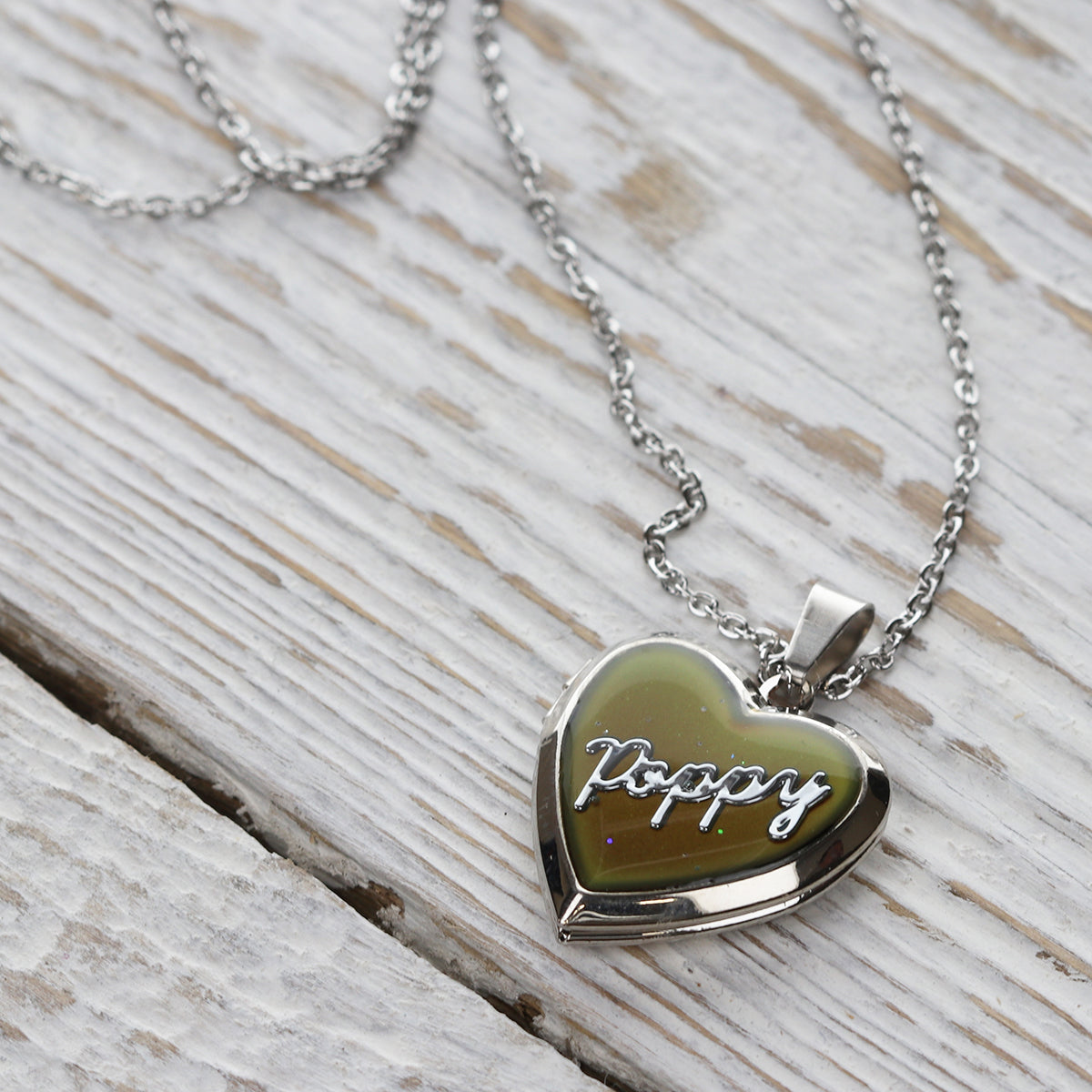 PML154 - Personalised Mood Locket - Poppy