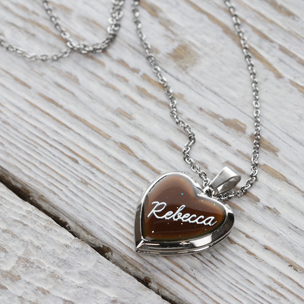 PML157 - Personalised Mood Locket - Rebecca