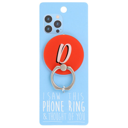 I Saw This Phone Ring - D