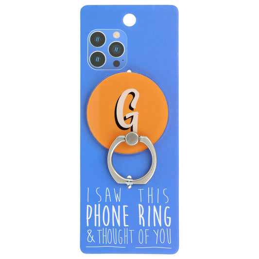 I Saw This Phone Ring - G