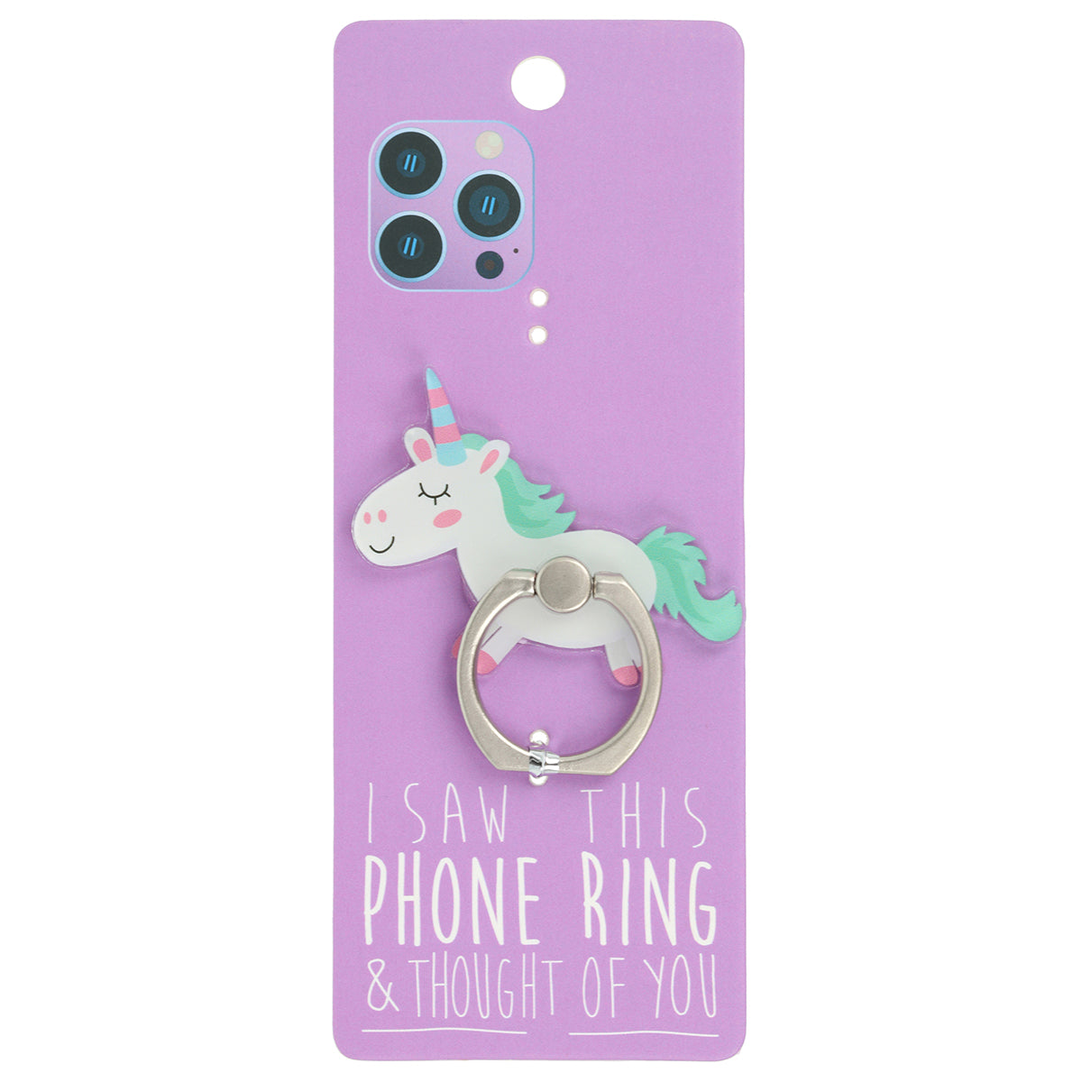 PR057 - I Saw This Phone Ring - Pastel Coloured Unicorn