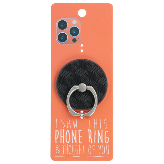 PR094 - I Saw This Phone Ring - Black Grid