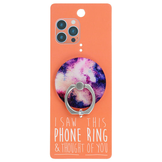PR099 - I Saw This Phone Ring - Pink Galaxy