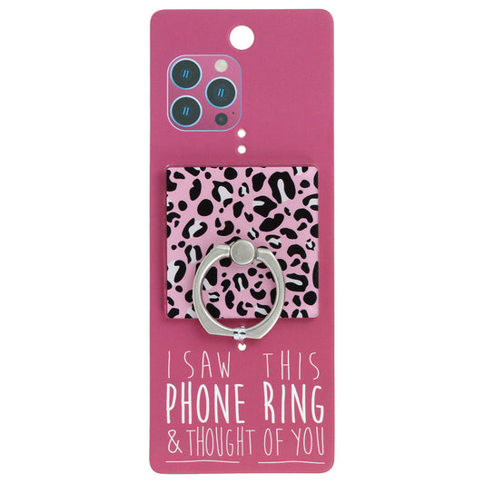PR101 - I Saw This Phone Ring - Pink Leopard