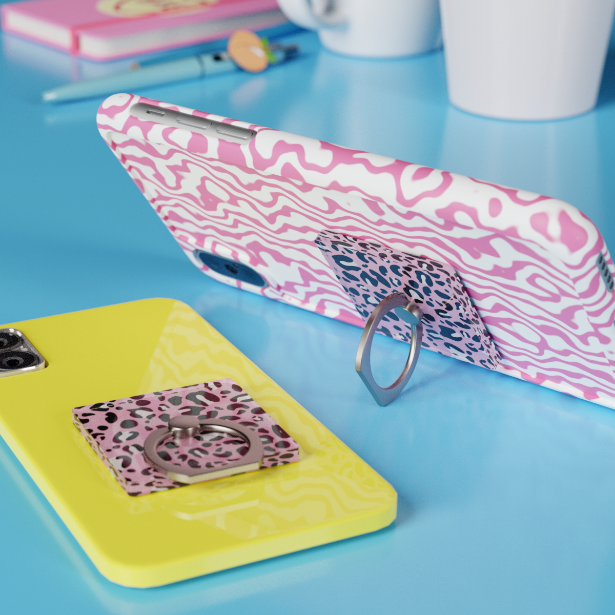 PR101 - I Saw This Phone Ring - Pink Leopard