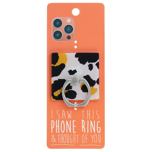 I Saw This Phone Ring - Pink and Orange Print