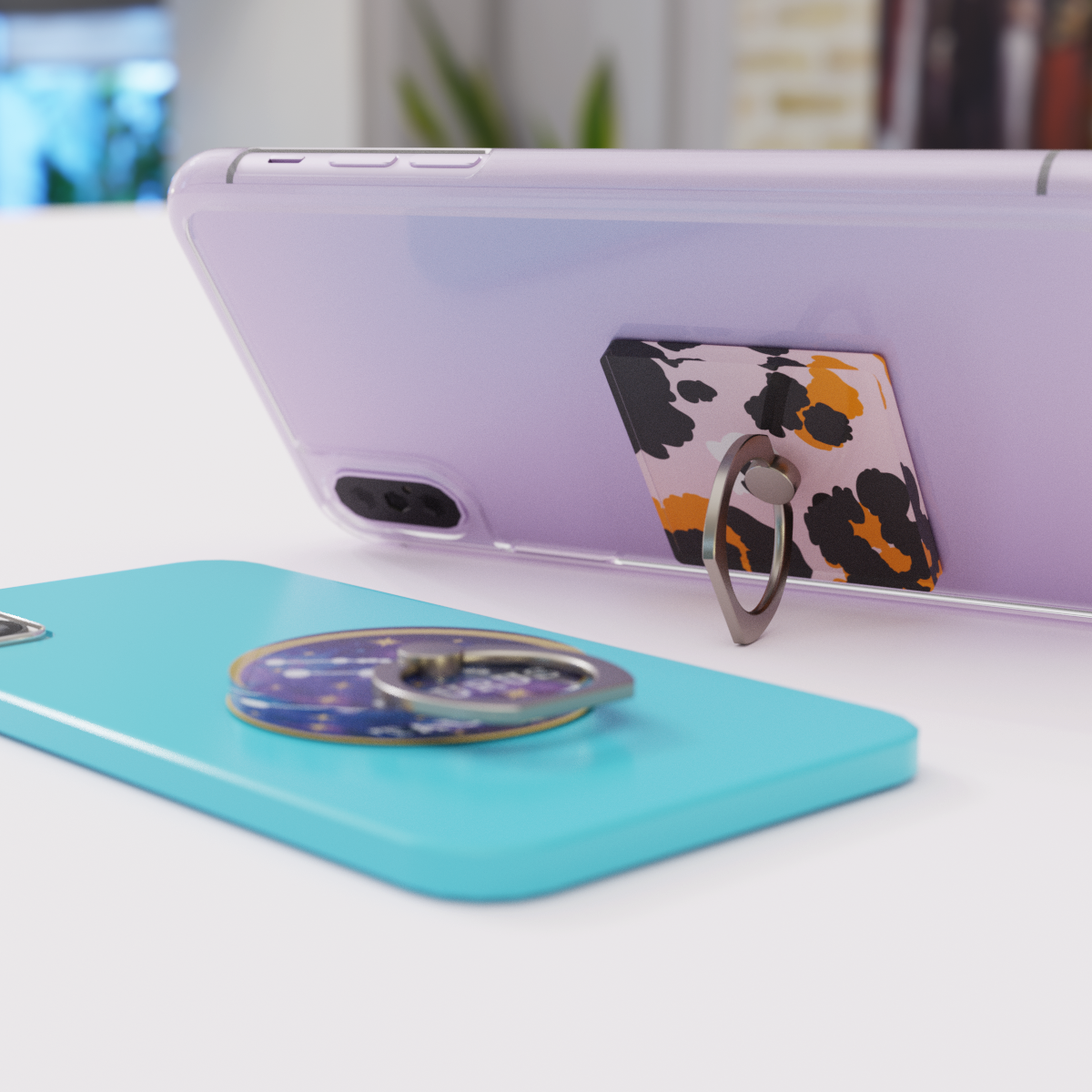 PR104 - I Saw This Phone Ring - Pink and Orange Print