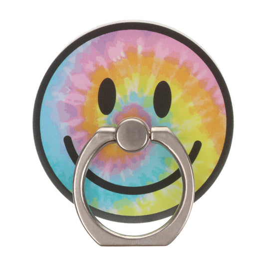 I Saw This Phone Ring - Tie Dye Smiley